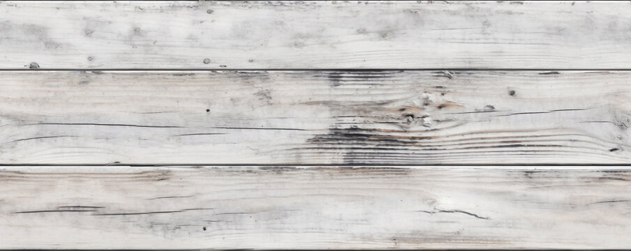 White wooden wall Seamless texture with wood grain, rich, painterly surfaces, poured resin, recycled Wood, white Irregular Pieces, multi-layered image. Generative AI