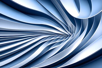 3d abstract blue background, generative ai