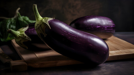 Eggplant, purple eggplant - Generative AI