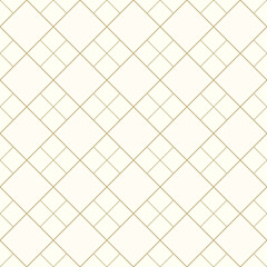 Geometric square yellow seamless pattern