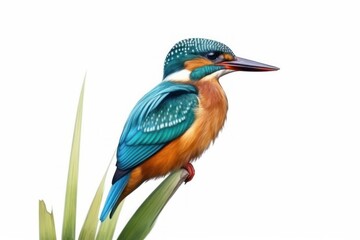 Kingfisher Alcedo. Generative AI
