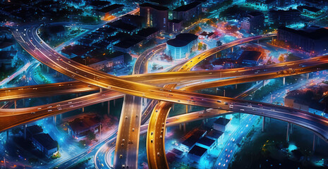 night_scenes_of_traffic_junction_and_intersection