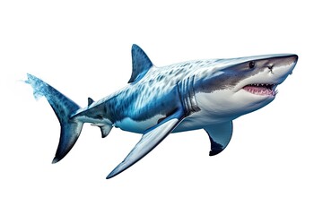Shark isolated on white background