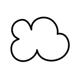 cloud icon illustration