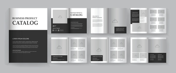 Fototapeta na wymiar Multipurpose product catalogue and magazine template design