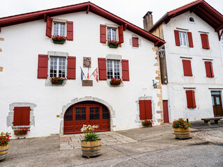 City Hall, Ainhoa, France.