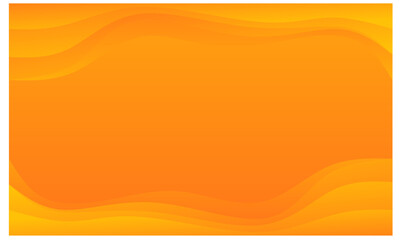 Orange abstract wave background for presentation, banner, flayer, web etc