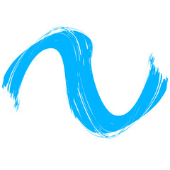 Paintbrush blue color png clipart