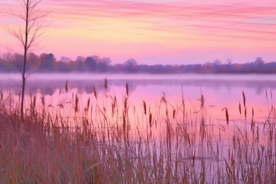 Pastel Sunrise - Generative AI