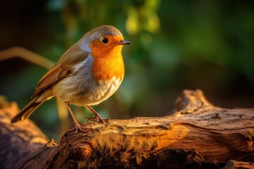 Fototapeta premium The early bird gets the worm. Generative AI