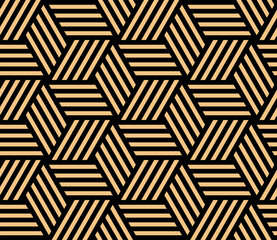 Abstract repeating seamless geometric pattern - 608794548