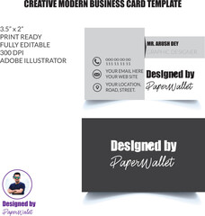 Modern Creative Business Card Template Design