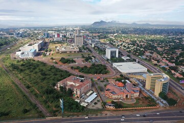 Fototapeta na wymiar Gaborone Central Business District, Botswana, Africa