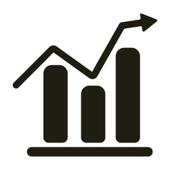 business arrows groth finance profit