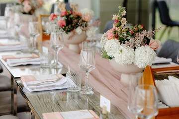 wedding table setting
