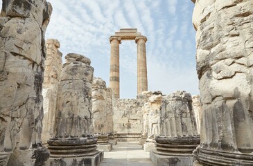 Temple of Apollo at Didyma in Aydun Province, Turkey