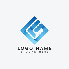 vector modern letter logo design, abstract logo design