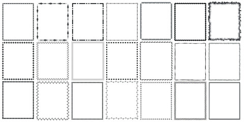 Set of decorative Vintage ornament frames. Vintage or retro frames border. Elegant vintage frame . Vector illustration