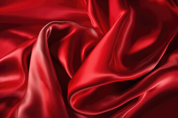 red satin background