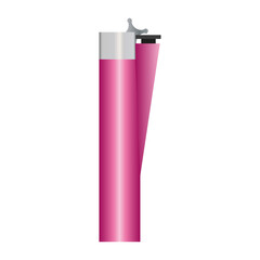 An illustarion of an Pink Lighter