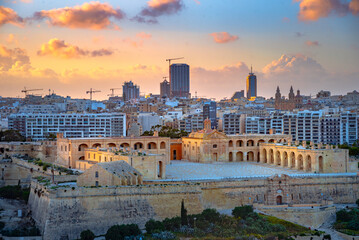 View of Valletta, the capital of Malta - obrazy, fototapety, plakaty