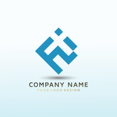 Obraz premium Freight brokerage needs clean logo FLI