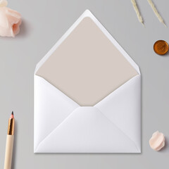 Envelope Liner styled photo mock-up, template - 608823164