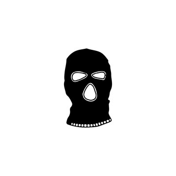 vector illustration of balaclava mask