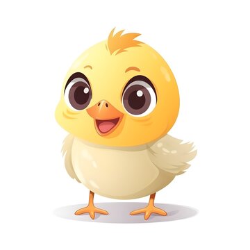 Colorful artwork capturing the charm of a baby chick