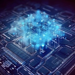 Fototapeta premium Computer circuit board
