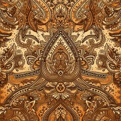indian patterns background -Ai