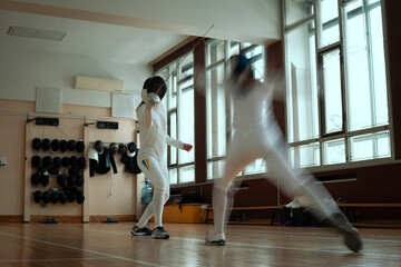 Fencing sport