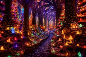 Dark Halloween path