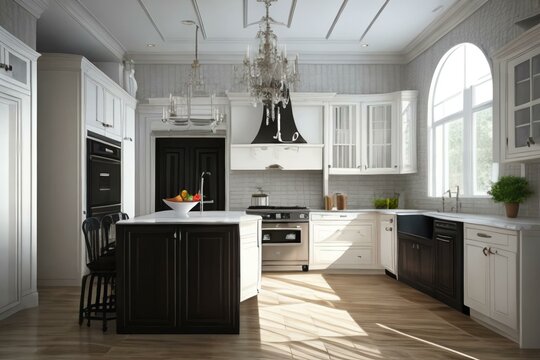 Kitchen classic-style interior design