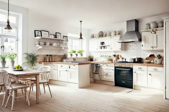 kitchen scandinavian-style interior design