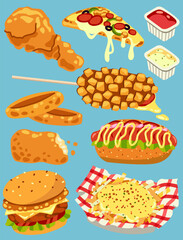 fast food collection