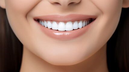 close up of a woman smiling