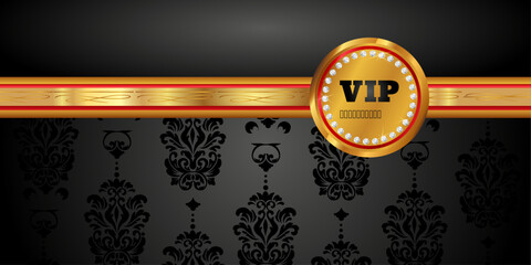 VIP gold invitation