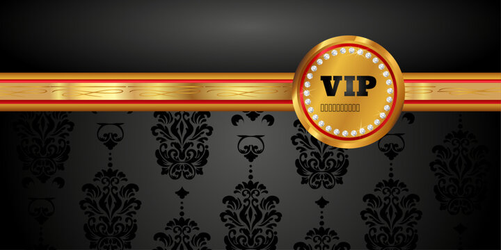 VIP gold invitation