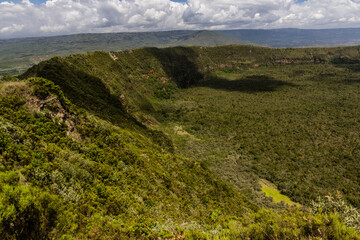 Crater of Longonot volcano, Kenya