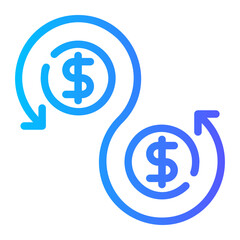 infinite gradient icon