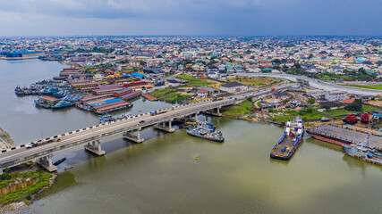 The oil city of Port harcourt Nigeria