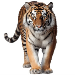 Obraz na płótnie Canvas A Siberian tiger on a transparent background png isolated Generative Ai