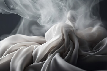 Fototapeta premium smoke on black