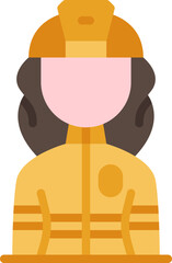 firefighter girl icon