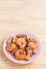 エリンギと海老マヨネーズ