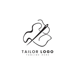 Tailor logo. Fashion logo vector, suitable for clothing logos, fashion business or retail business.