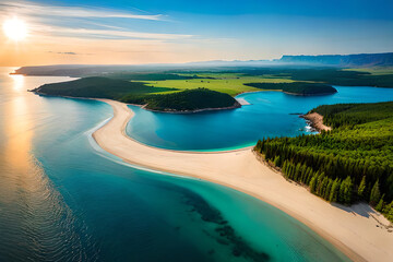 Island Paradise Retreat, Blissful Relaxation on a Serene Beach, Ultimate Holiday Escape on a Pristine Beach