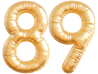 Gold Balloon Number 89