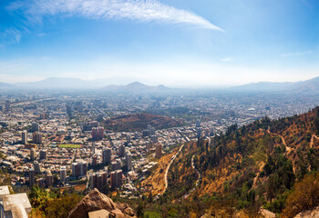 panorâmica Chile, Santiago  